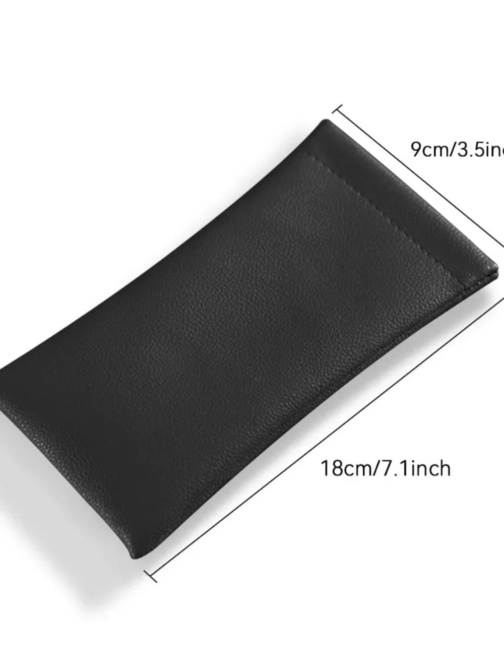 SteelFever Pack of 3 Leather Soft Eyeglass Case Pouch Squeeze Top Sunglasses Cas